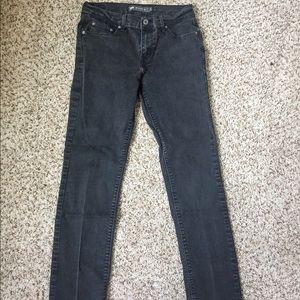 Levi black straight leg jeans